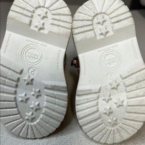 Kickers Kids' Brown Boots with White Soles